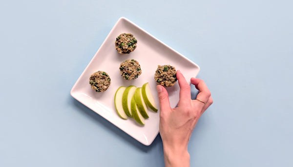 Pea & Zucchini Quinoa Mini Muffins