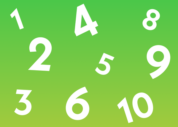 Free Printable Numbers Chart