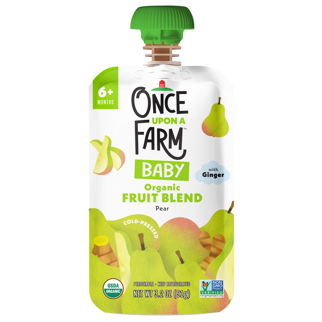 Baby Pear with Ginger Front of Packaging