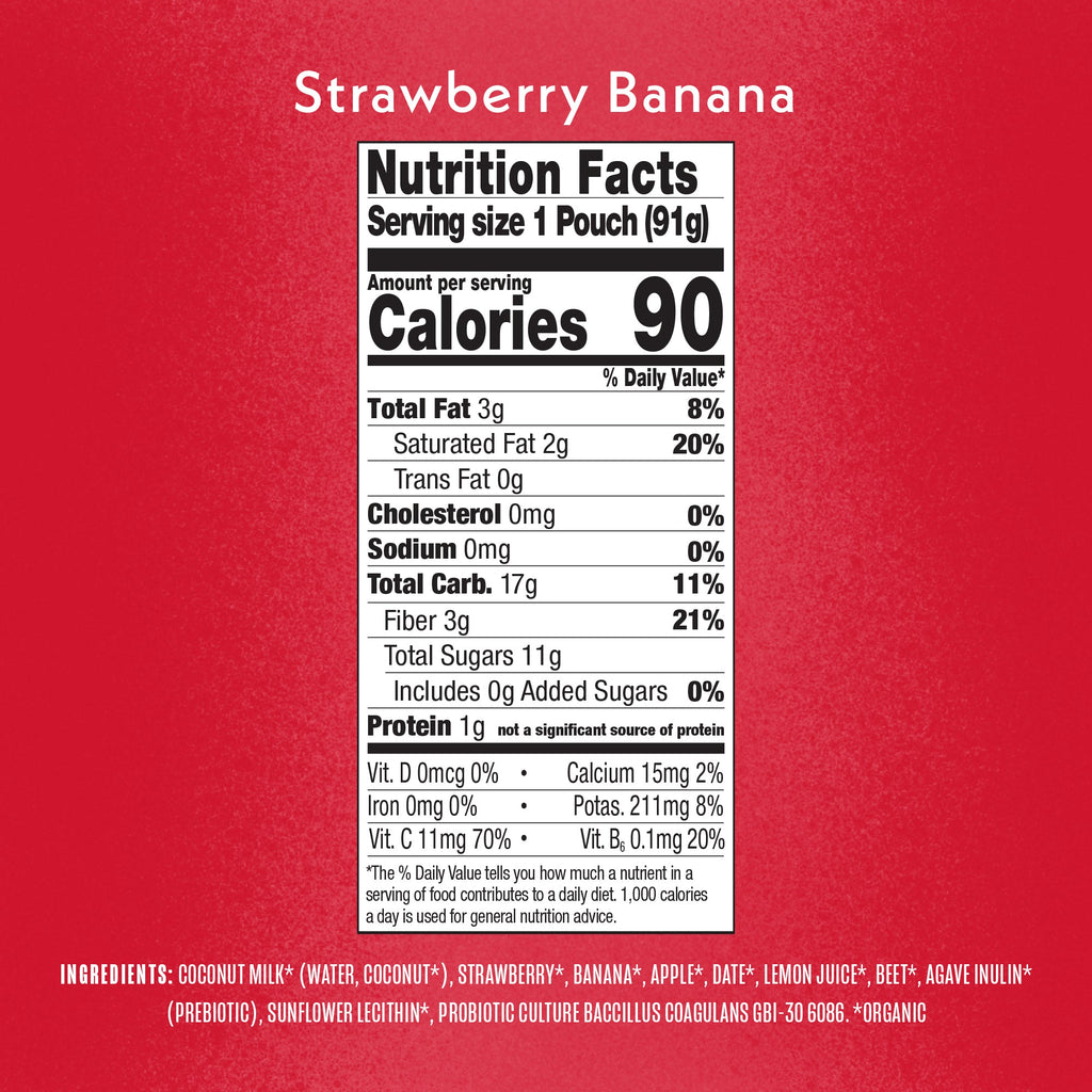 Strawberry Banana Nutritional Facts & Ingredients