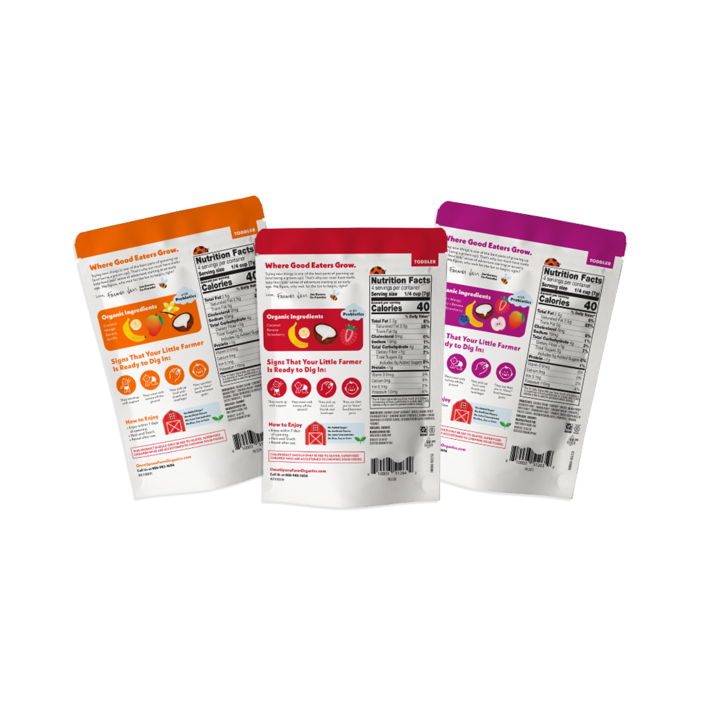 Coconut Melt Variety Pack Back of Packaging
