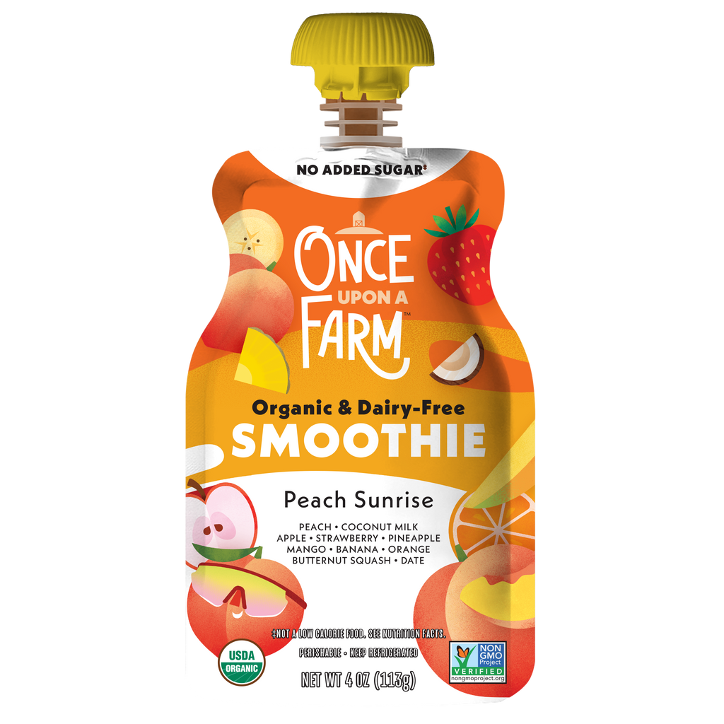 Peach Sunrise Dairy-Free Smoothie front of packaging