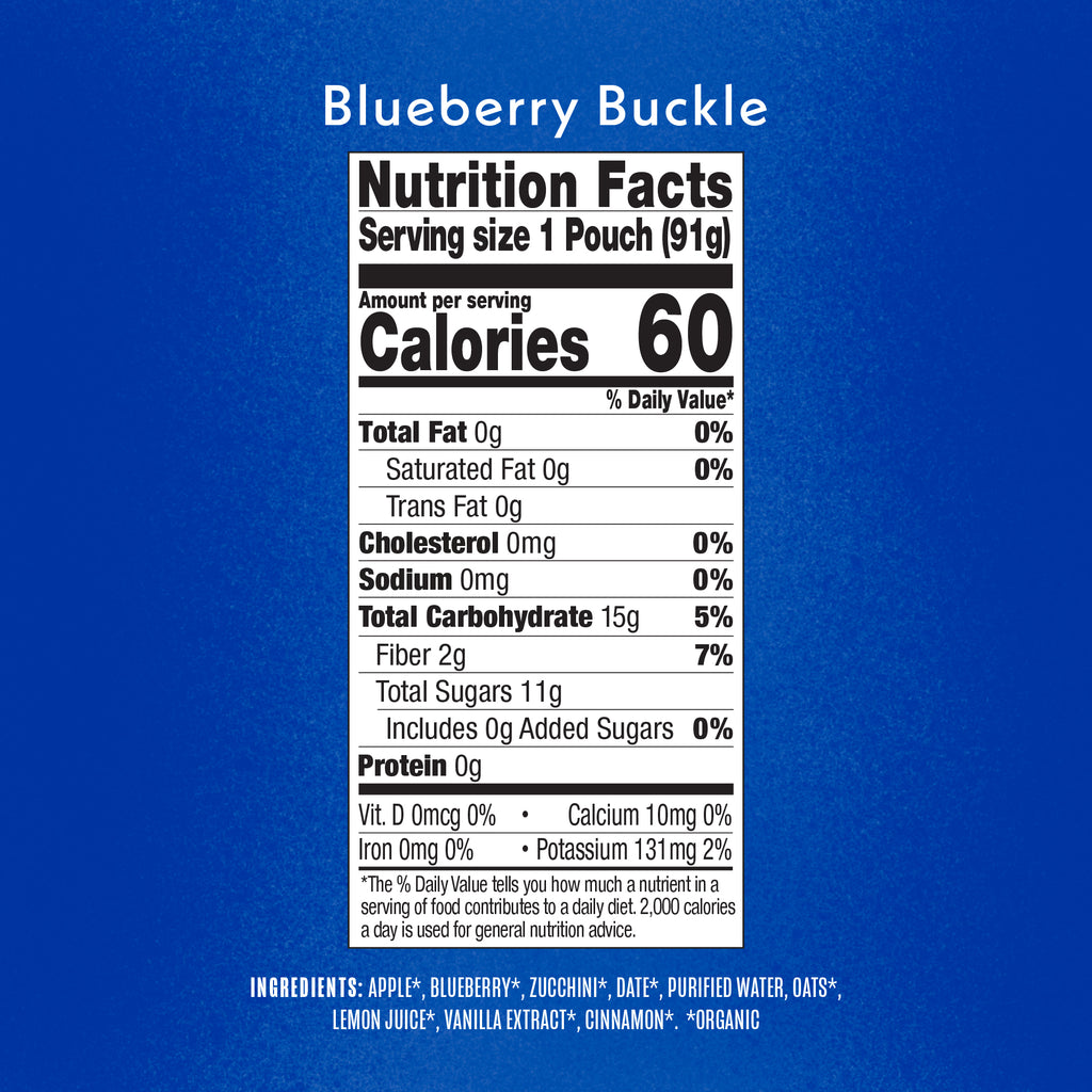 Blueberry Buckle Nutrition Facts