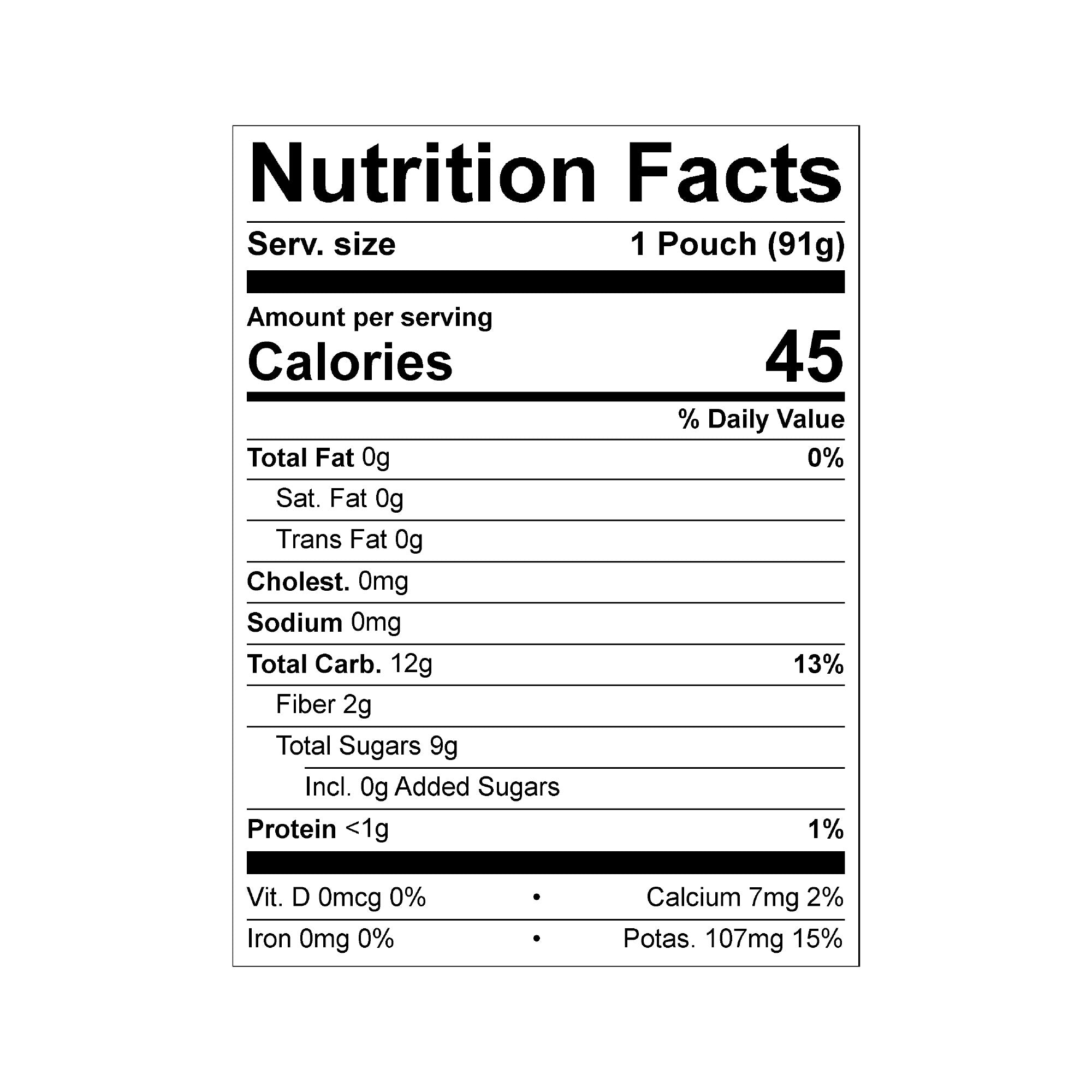 Once Upon a Farm Apple, Carrot, Beet & Ginger with Flax Seed Organic Baby Food Pouch, 3.2oz nutrition 