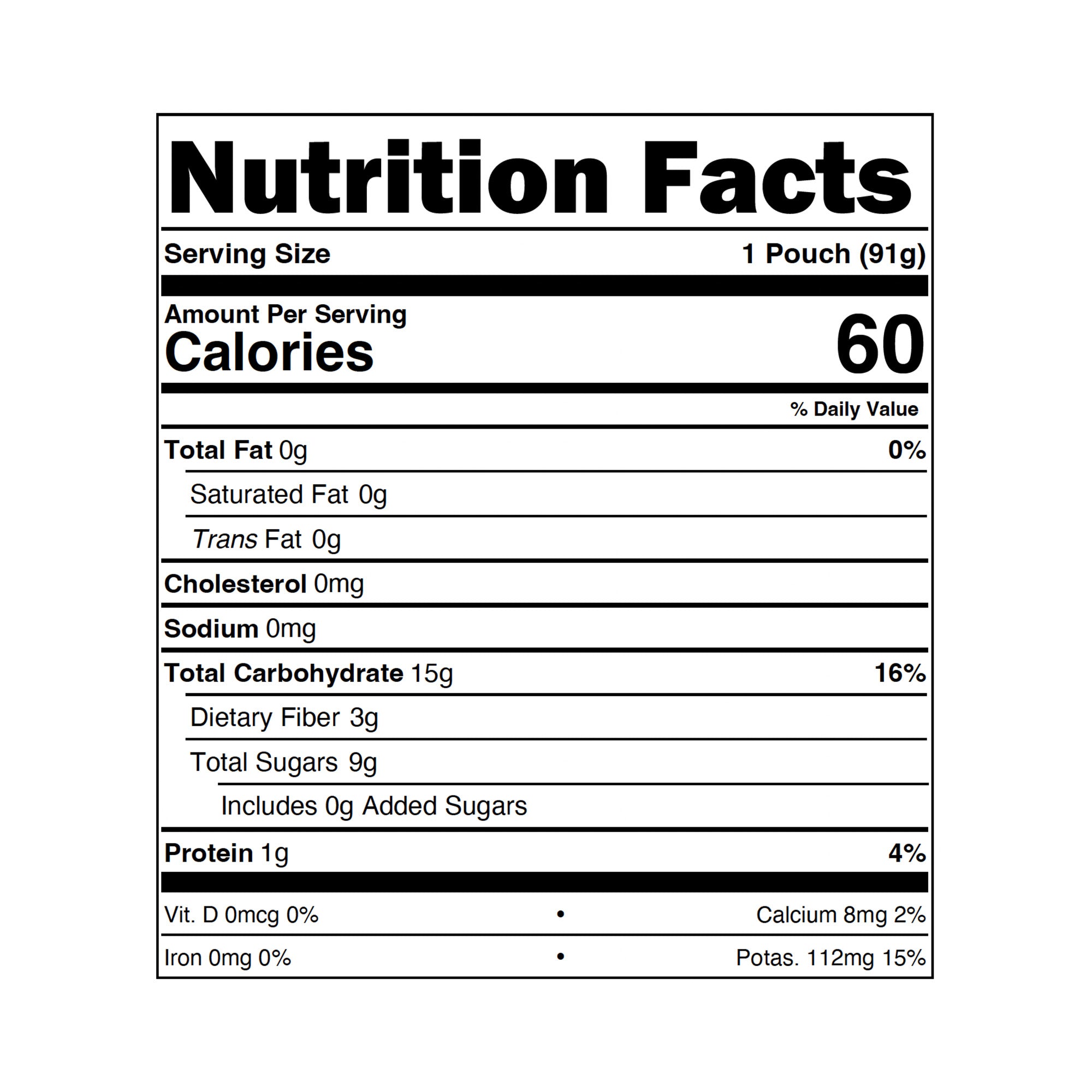 Once Upon a Farm Organic Baby Oatmeal Apple Pouch, 3.2oz nutrition 