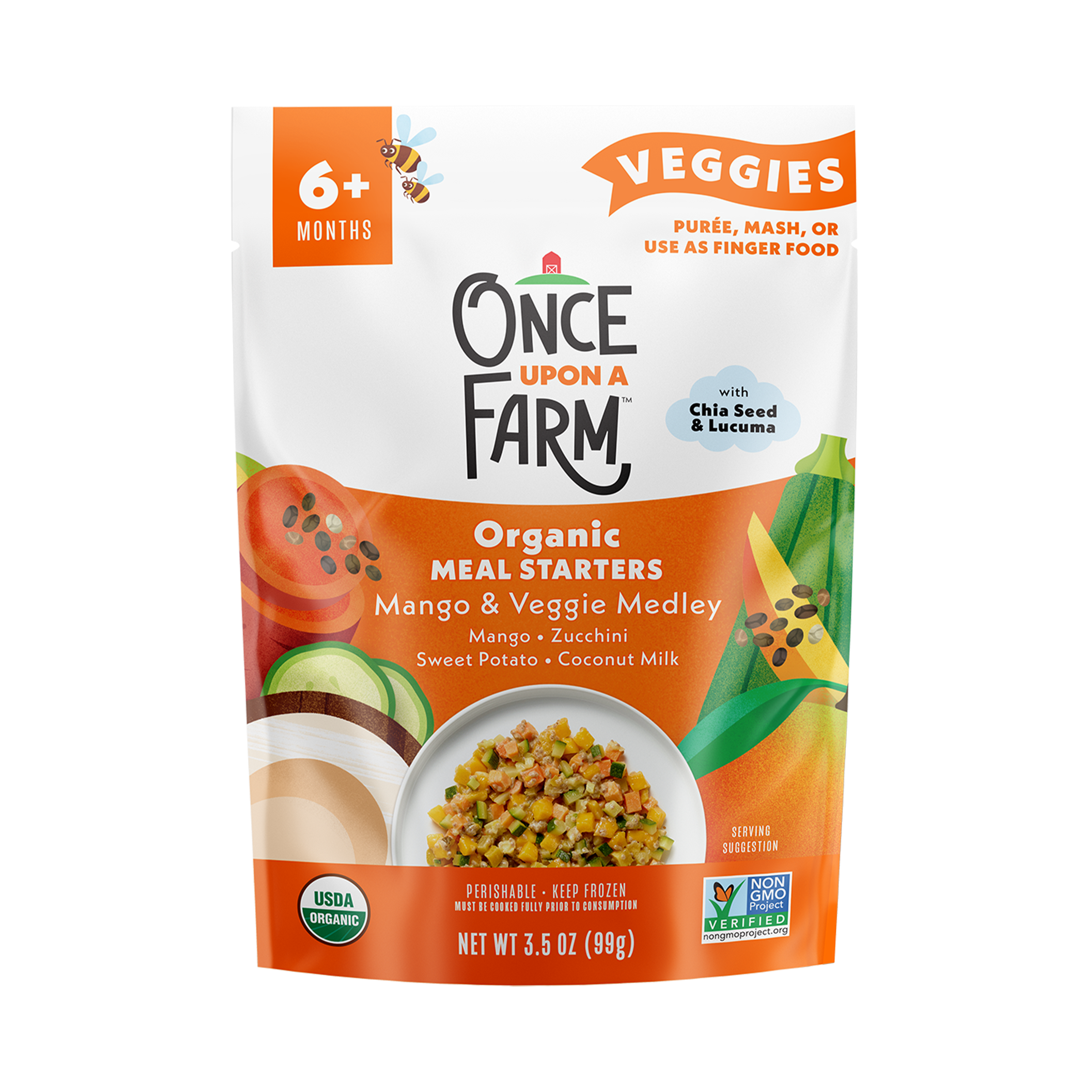 Mango & Veggie Medley Front of Packaging