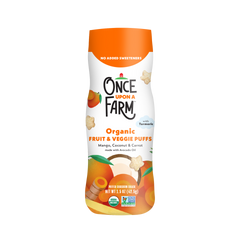 Mango, Coconut & Carrot Puffs, 6ct