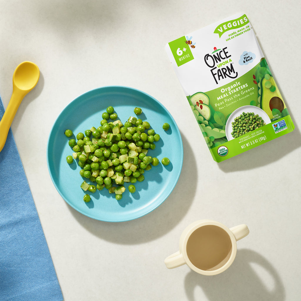 Peas Pass the Greens Plated Meal with Packaging