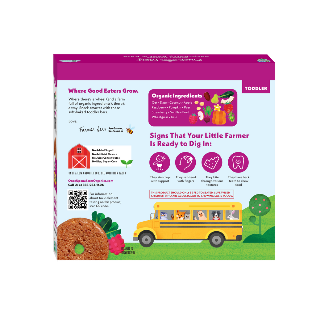 Raspberry Beet Kale Smart Wheels Back of Box